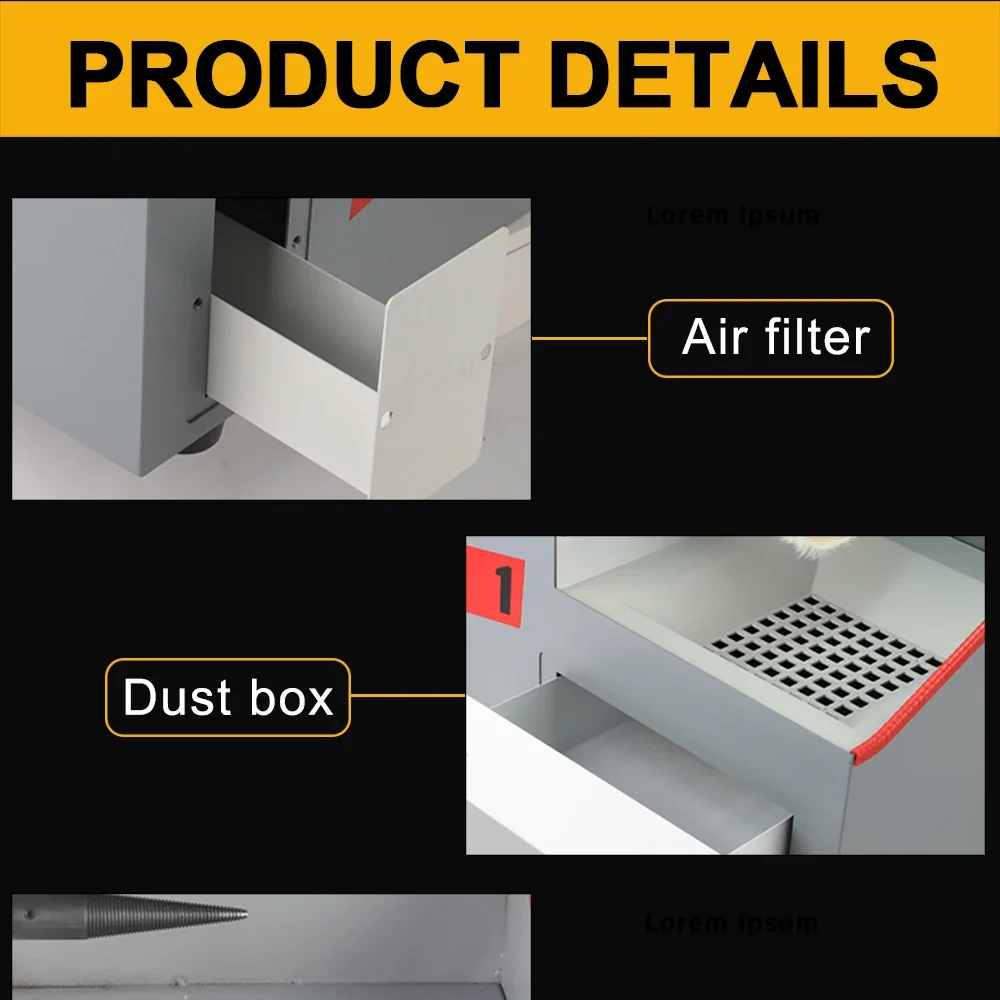 

Single-head Desktop Dust Collecto Polishing Machine DM-2 Wheel Polisher Jewelry Equipment Tool 220V 1PC