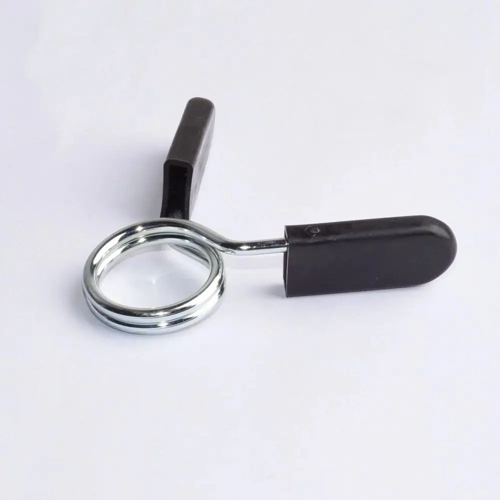 

1 Pair Gym Barbell Clips Dumbell Anti-loosening Spring Collar Clips 24/25/28/30mm Safety Protection Barbell Lock Clamp Ezor Bar