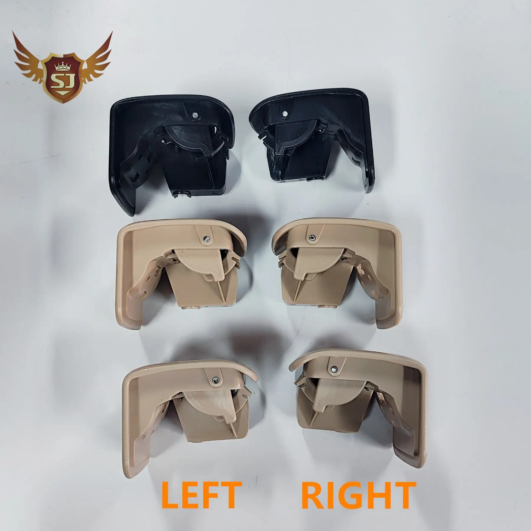 Black Beige Yellow Middle Rear Seat Backrest Handle Buckle Fold down Release Latch for Toyota Prado LC150 2010-2013