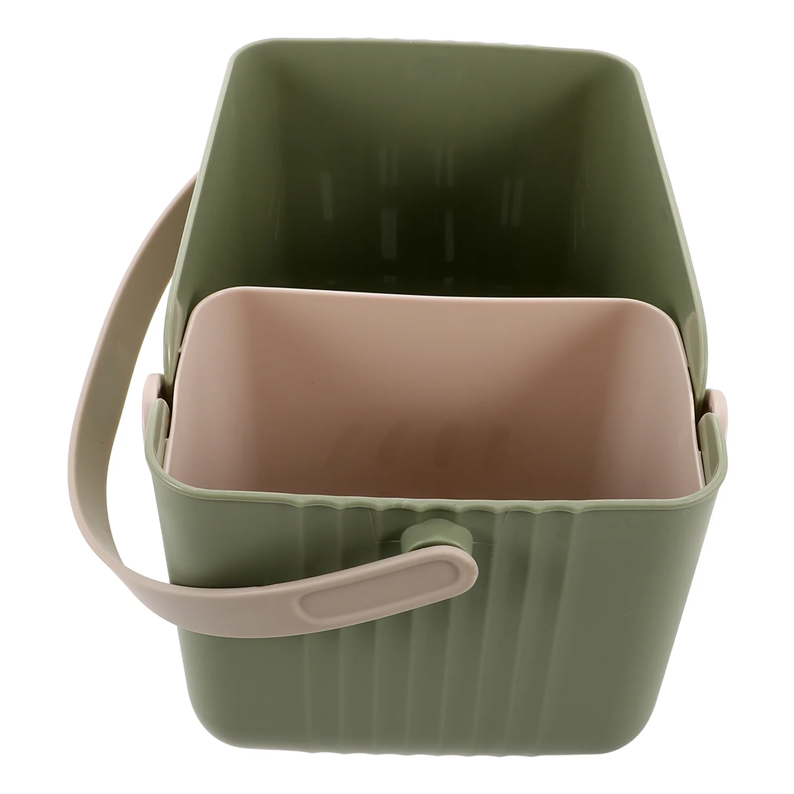 

Nordic Style Plastic Bathroom Basket Shower Organizer Portable Handle Bath Storage Tray Organizer for Toiletries Makeup Kitchen