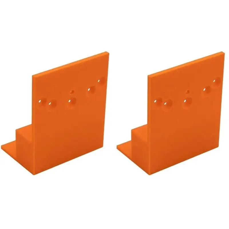 FYBL-Stepped Positioning Plate For Wardrobe Side Installation Precision Tool Orange Plastic Hinge Mounting Cabinet Assembly