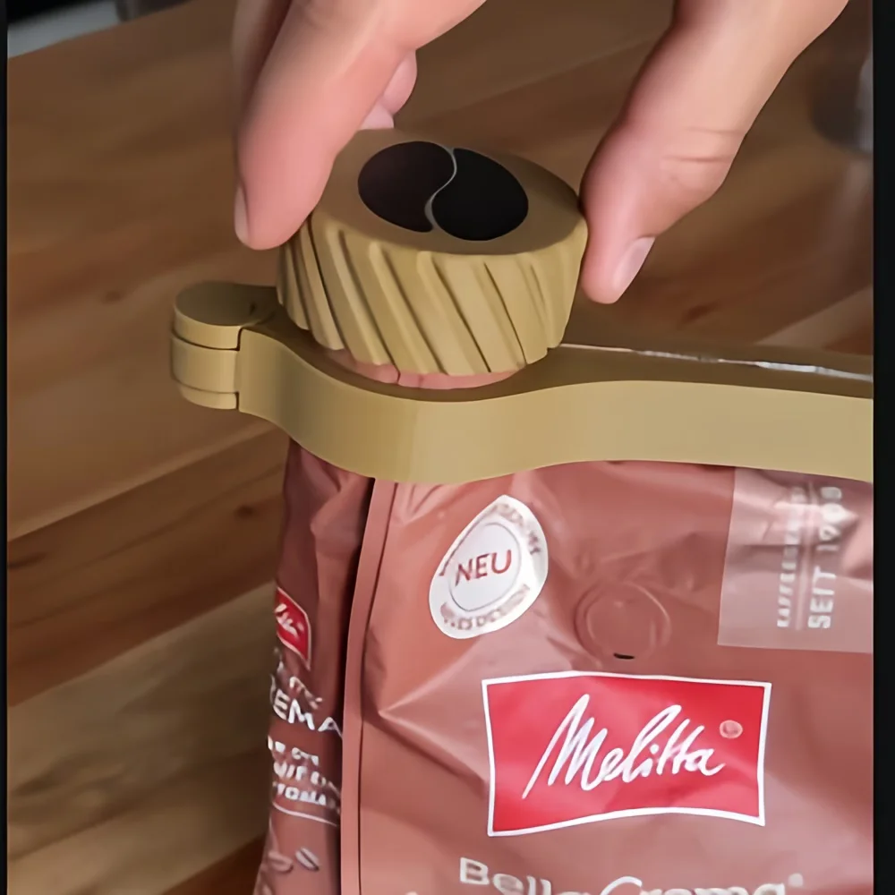 1Pc Food Bag Sealing Clip, Practical Sealer for Coffee Bags, Keep Food Fresh for Daily Use