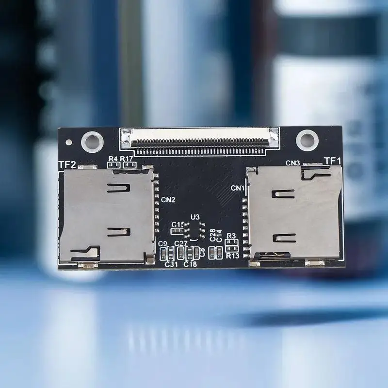 Dual TF Card Memory Card To CE Interface Connection Card Expansion Card For Computer Industrial Control Machine VCR NAS