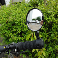 2pcs Rearview Mirrors for Bike Handlebar Adjustable Mountain Road Leisure Motorcycle Mirrors Resin Acrylic Scratch-Resistant