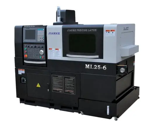ML25-6 double spindel swiss CNC lathe machine
