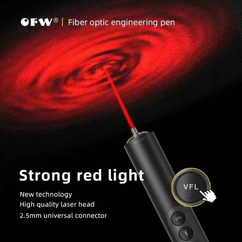 OFW Original Mini 3-in-1 Optical Power Meter and Visual Fault Locator FWV-05 VFL and OPM Cable Tester for Ftth and Fttx view 3