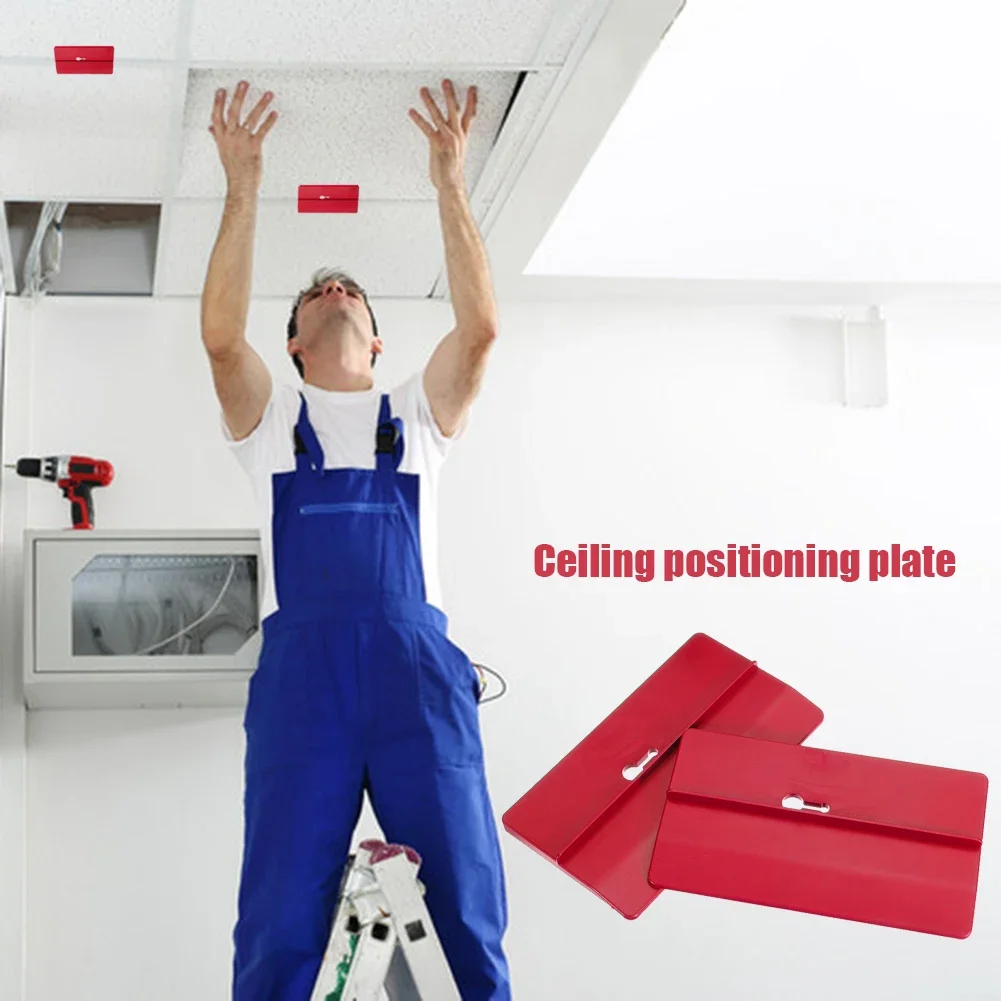 TINSOL 2/4pc Drywall Fitting Tool Plasterboard Fixing Tool Ceiling Positioning Plate Room Ceiling Sloped Wall Dec Carpenter Tool