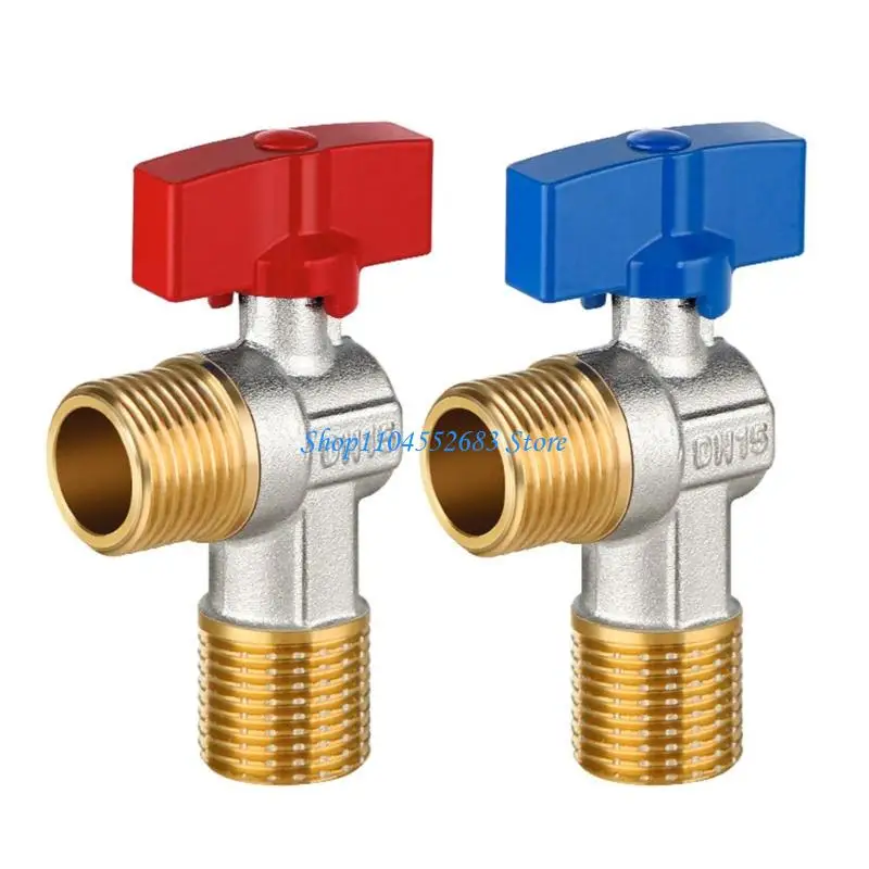 

Y6GD Leak Proof Inch Brass Valves High Pressure Resistance Quick Connection Adapter 1/2inch For Plumbing Maintenance