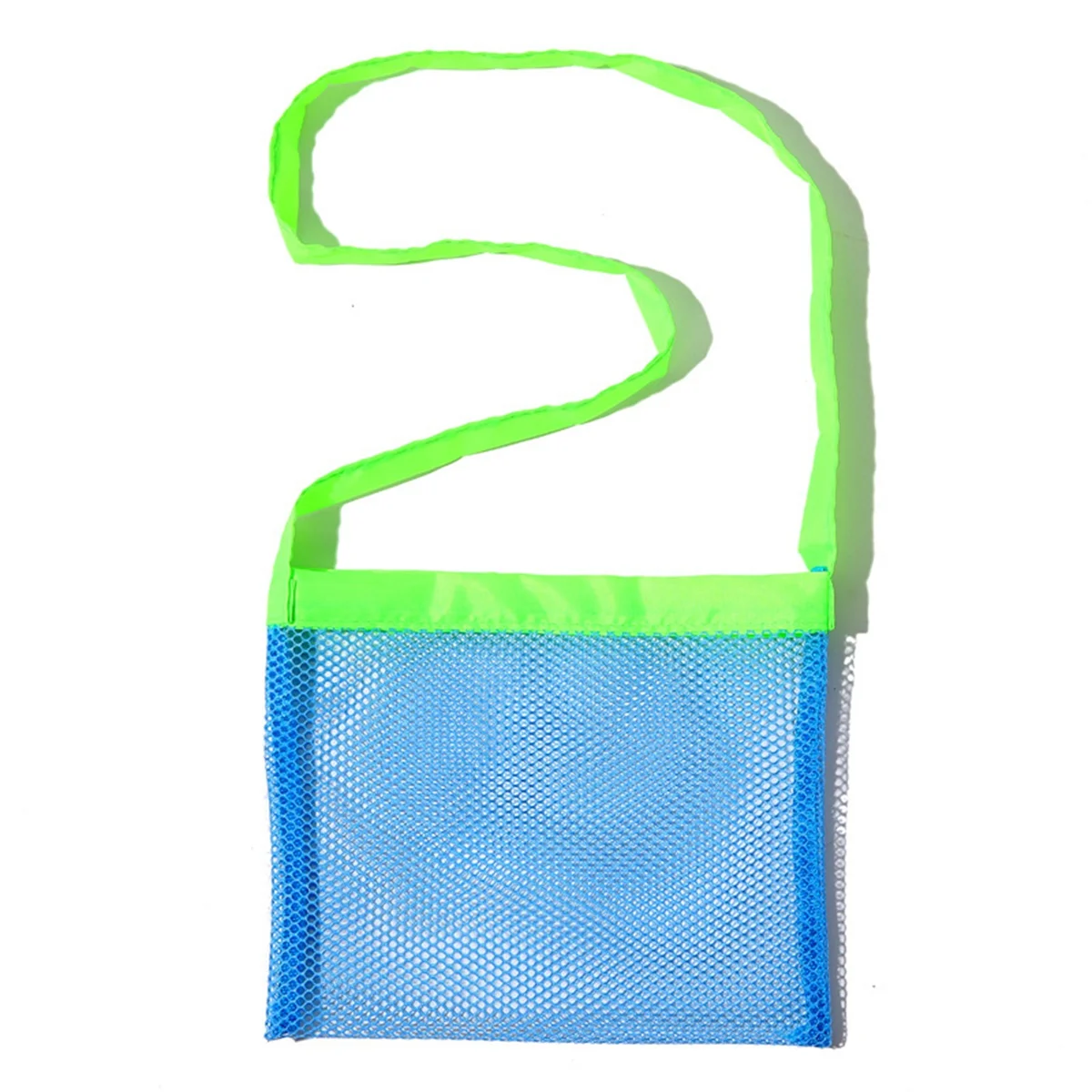 Borsa da spiaggia in rete da 6 pezzi borse da spiaggia per bambini borsa portaoggetti per giocattoli borsa da spiaggia in rete con cinturino da Picnic per nuotare