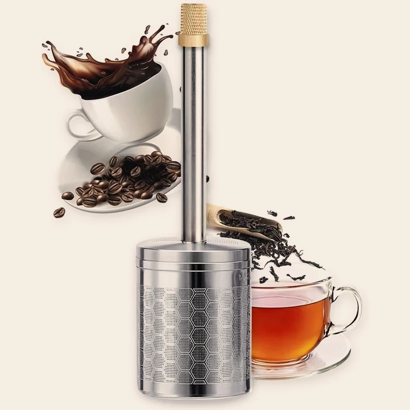 

Портативный пресс для кофе, чая, фильтр, многоразовый компактный миксер-капельница, аппарат для латте для путешествий, ресторана, кухни, капельница для кофе