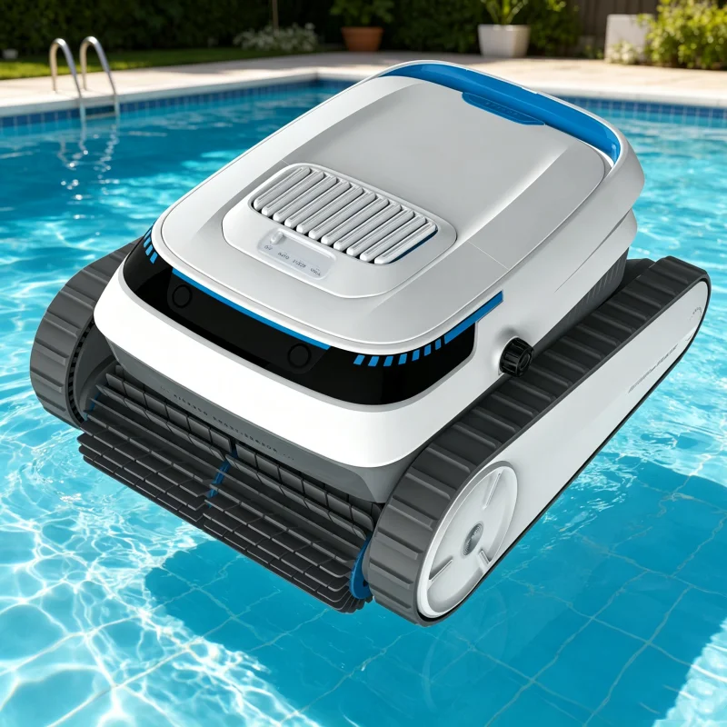 

Cordless Pool Cleaning Robot, Automatic Wall Climbing Underwater Robot, Smart Waterline Cleaner for Swimming Pools