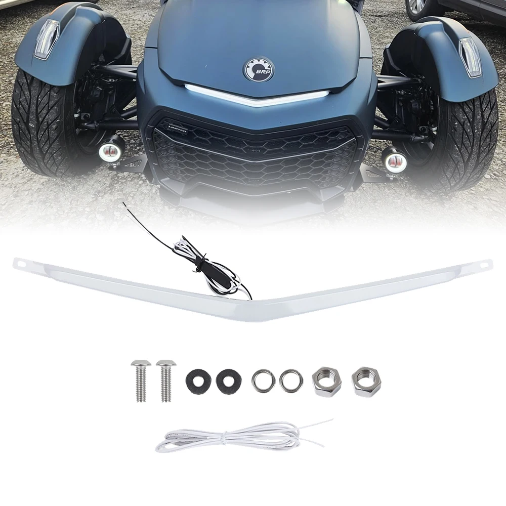 LED Daytime Running Light DRL Signature White Light for Can-Am Spyder F3 All Models Replace #219400599