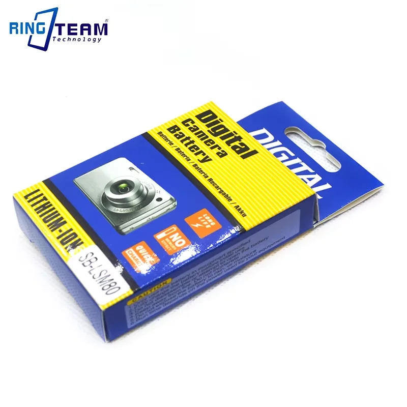 Repalcement Camera Battery SB-LSM80 SB LSM80 SBLSM80 Rechargeable Camera Battery For SAMSUNG VP-DC175 VP-DC565 VP-DC575 SC-D357