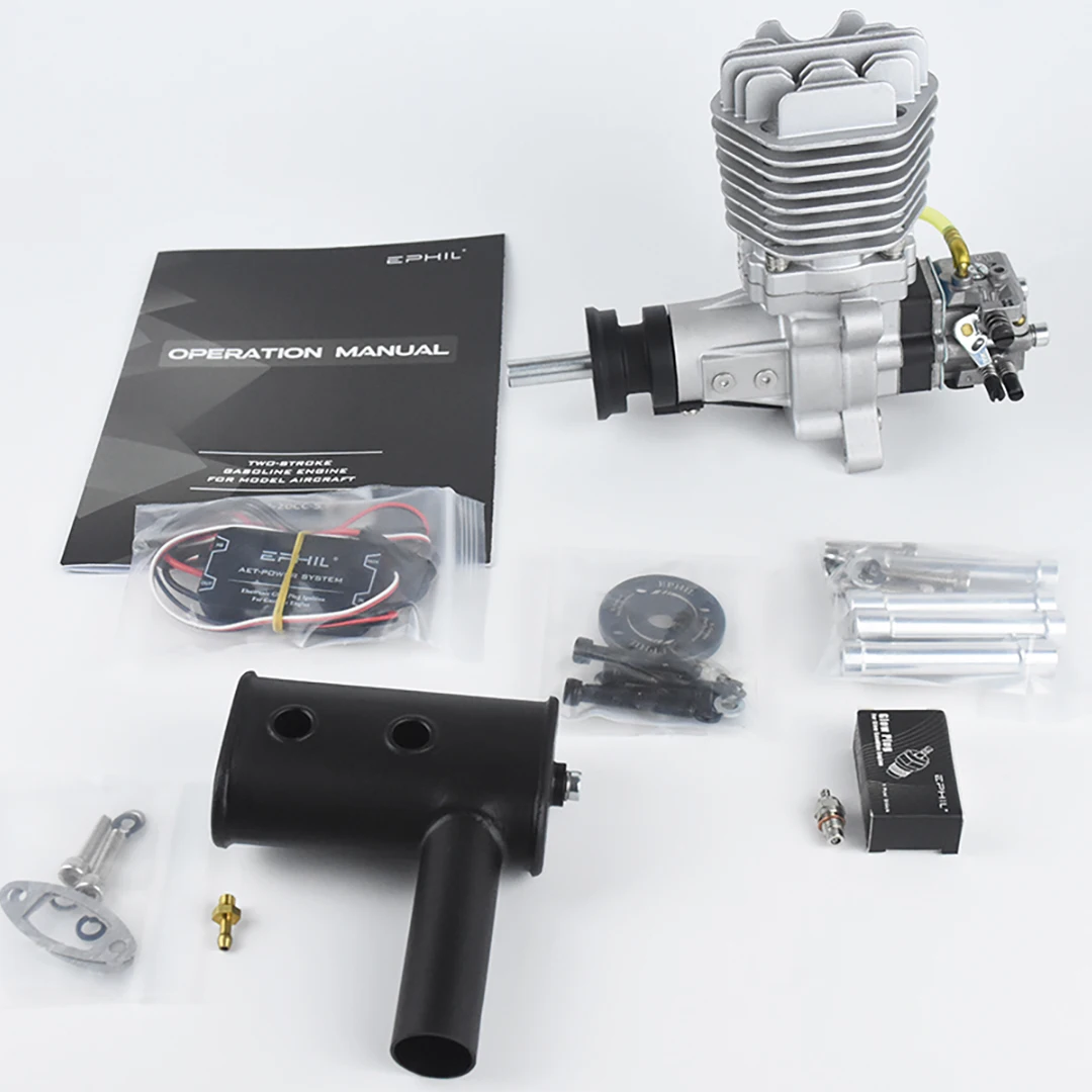 

EPHIL XG-38cc-S Model Airplane Engine Single Cylinder Side Row Fixed Wing with Hot Ignition Innovation