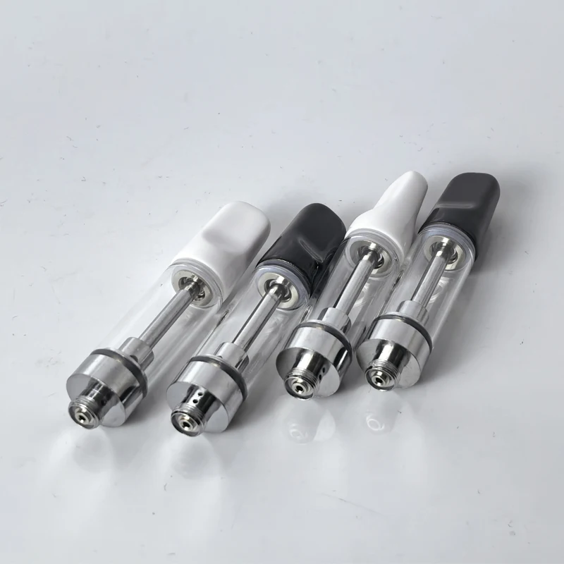 10-50piece 510 Threaded CC-ell Cartridge 2ml Big Capacity Carts Atomizer Ceramice Coil Wood Mouthpiece For 510 Vape Pen Battery