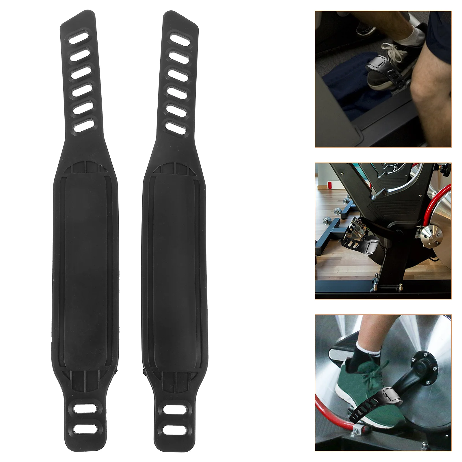 

Bicycle Pedal Belt Bike Exercise Straps Adjustable Universal Fixing Band Plastic Footrest Fitness Dynamic Train Pedals