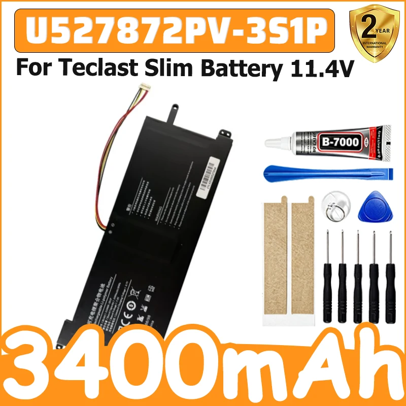 U527872PV-3S1P 5583240P GSP527870 UTL-527872-3S For Teclast Slim Battery 11.4V