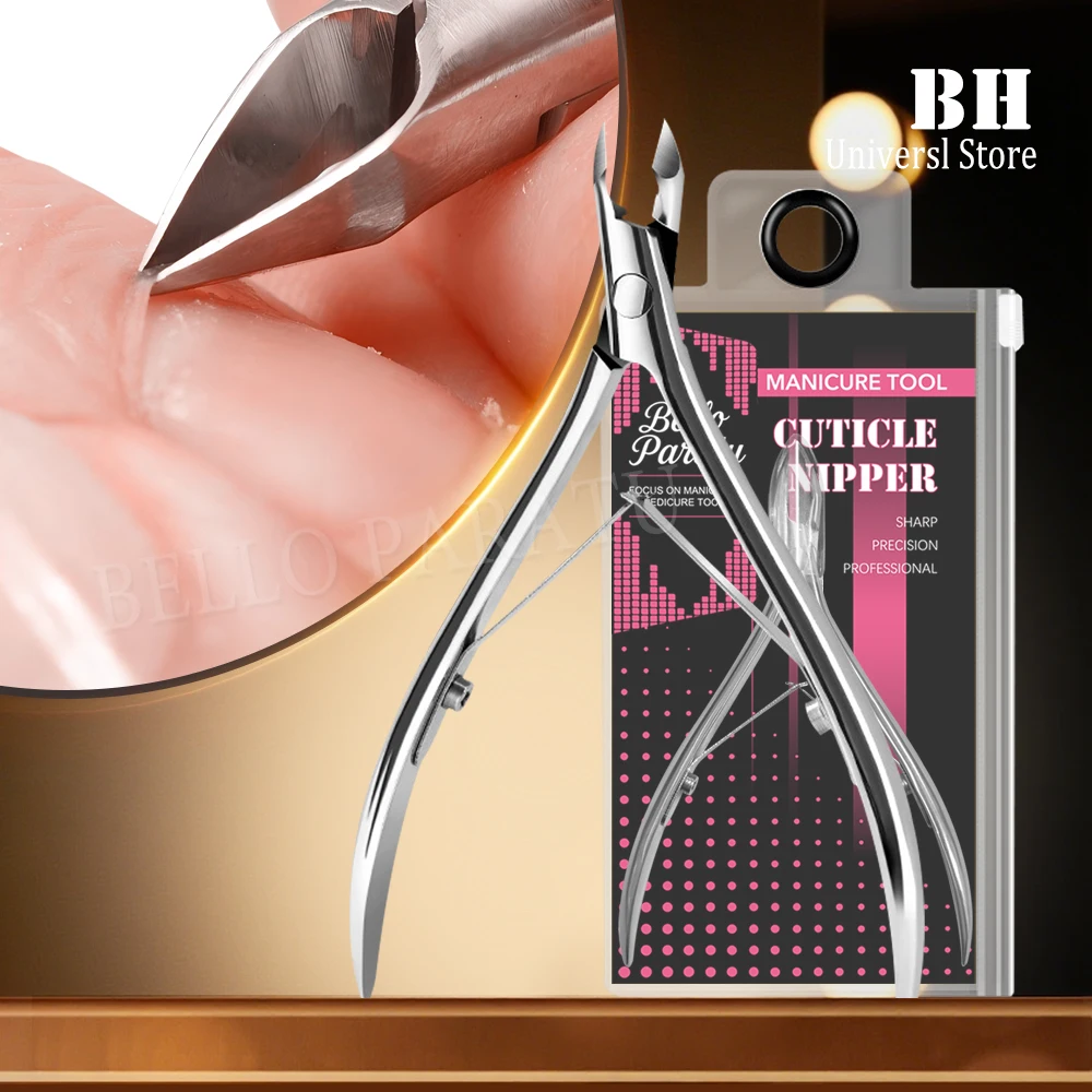 

1Pcs Cuticle Nippers Professional Cuticle Trimmer Cutter Extremely Sharp Stainless Steel Manicure Cuticle Remover Tools