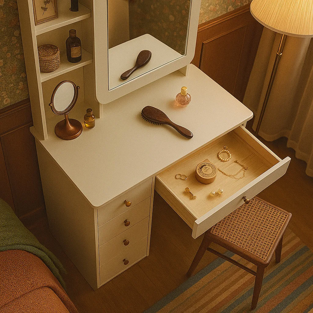 140cm high drawer storage cabinet dresser small space storage cabinet slide rail hidden storage three-layer partition