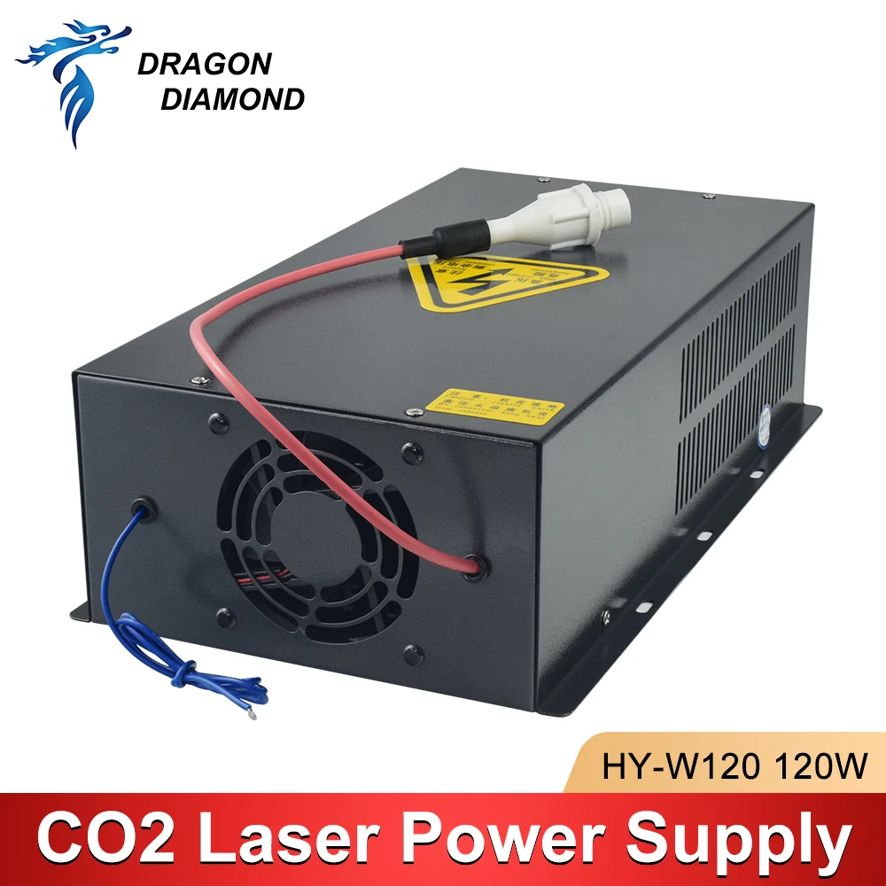 100-120W Co2 Laser Power Supply 110V/220V For CO2 Laser Tube Engraving and Cutting Machine HY-W120