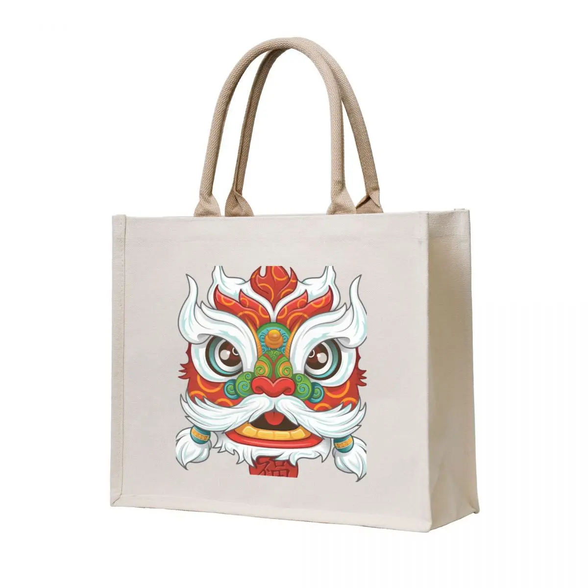 

The Dance of the Lion Tote Bag woman shopping bag hand bags Canvas bag for women