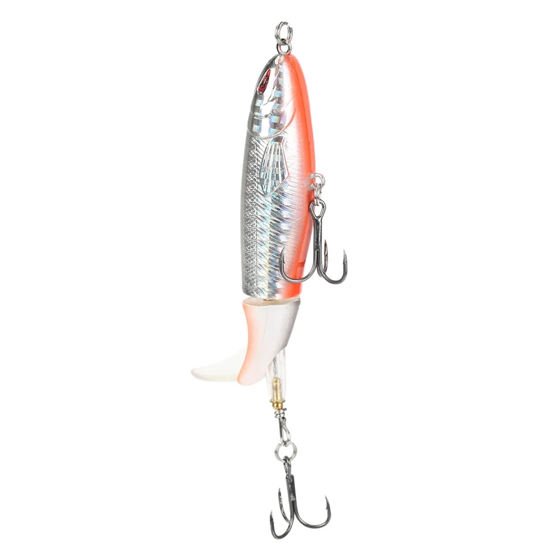 -ABHW 12Pcs With Box Whopper Plopper 100Mm 13G Floating Popper Fishing Lure Artificial Hard Bait view 2