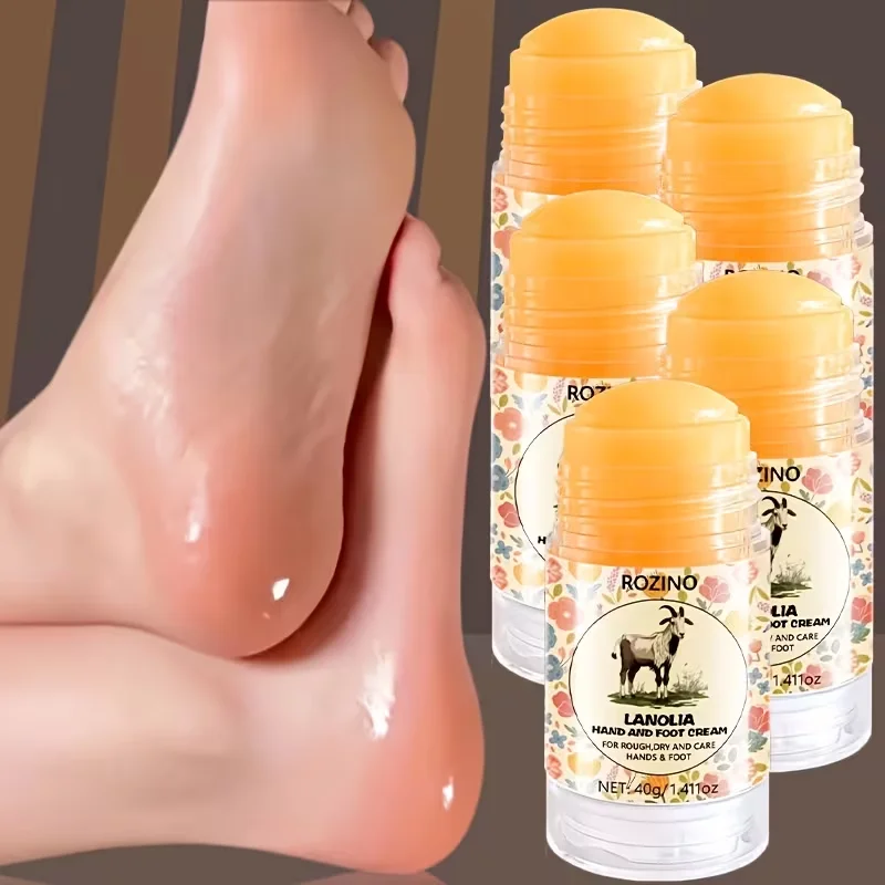 1Pcs/2Pcs/3Pcs/5Pcs Anti-Cracking Hand and Foot Cream, Prevents Wind-Cracked Skin during Seasonal Changes, Resists Wind-Dryness, Moisturizes Dry Skin, Improves Signs of Dry, Rough, Wind-Cracked, and Peeling Skin, Provides Long-Lasting Hydration, Suitable for Hands, Heels, Ankles, and Elbows