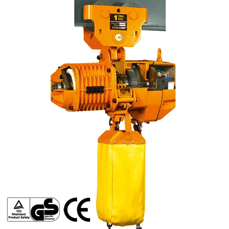 5 ton mobile electric chain hoist with remote control