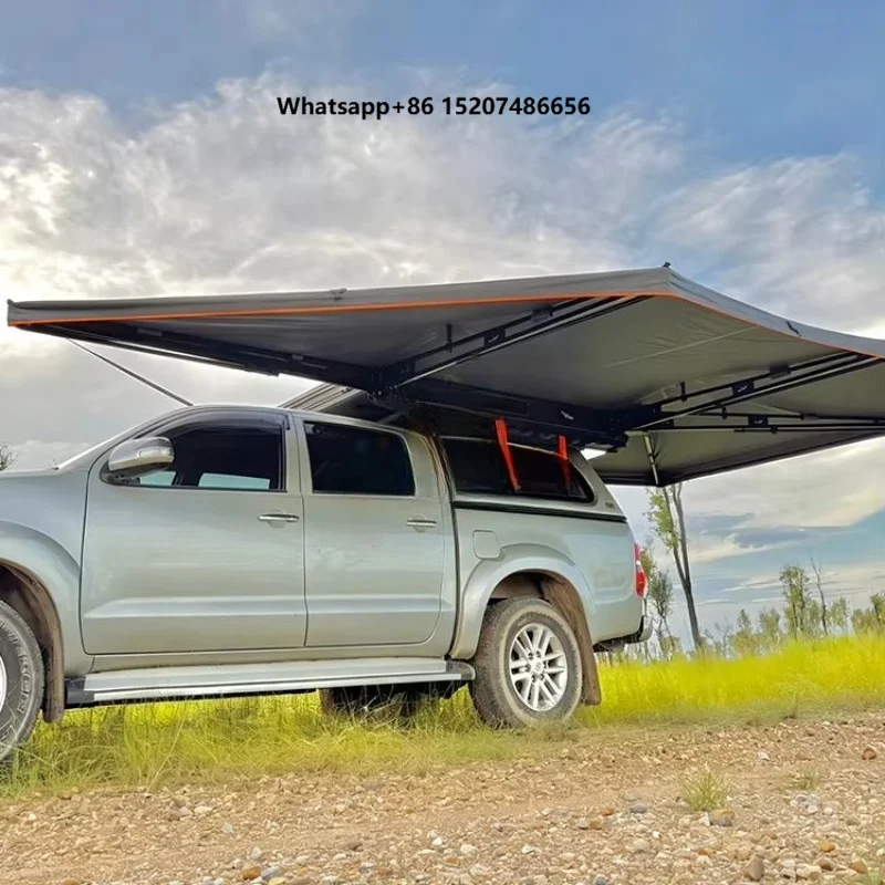 Camping Car Accessories  Offroad 270 Awning Tent 2m 2.5m 270 Degree Outdoor 270  Car Side Awning With Walls
