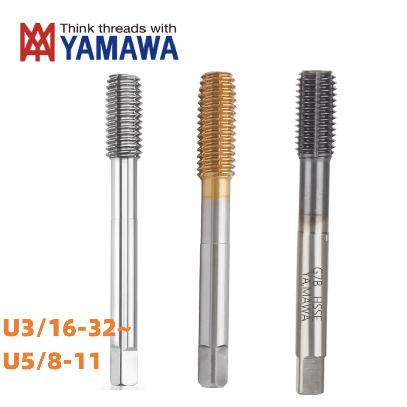 YAMAWA HSSE American Forming Tap TIN TICN UNF UNC UNS3/16 10-32 12-28 1/4 5/16 7/16 1/2 9/16 5/8 Machine Screw Fine Thread Taps