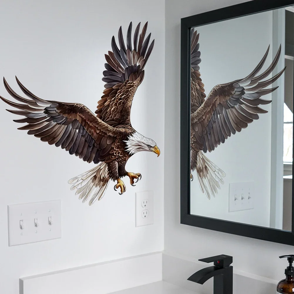 Easy To Apply Easy To Apply Flying Eagle Wall Decal Specification Air Bubbles Easy To Apply Manual Measurement