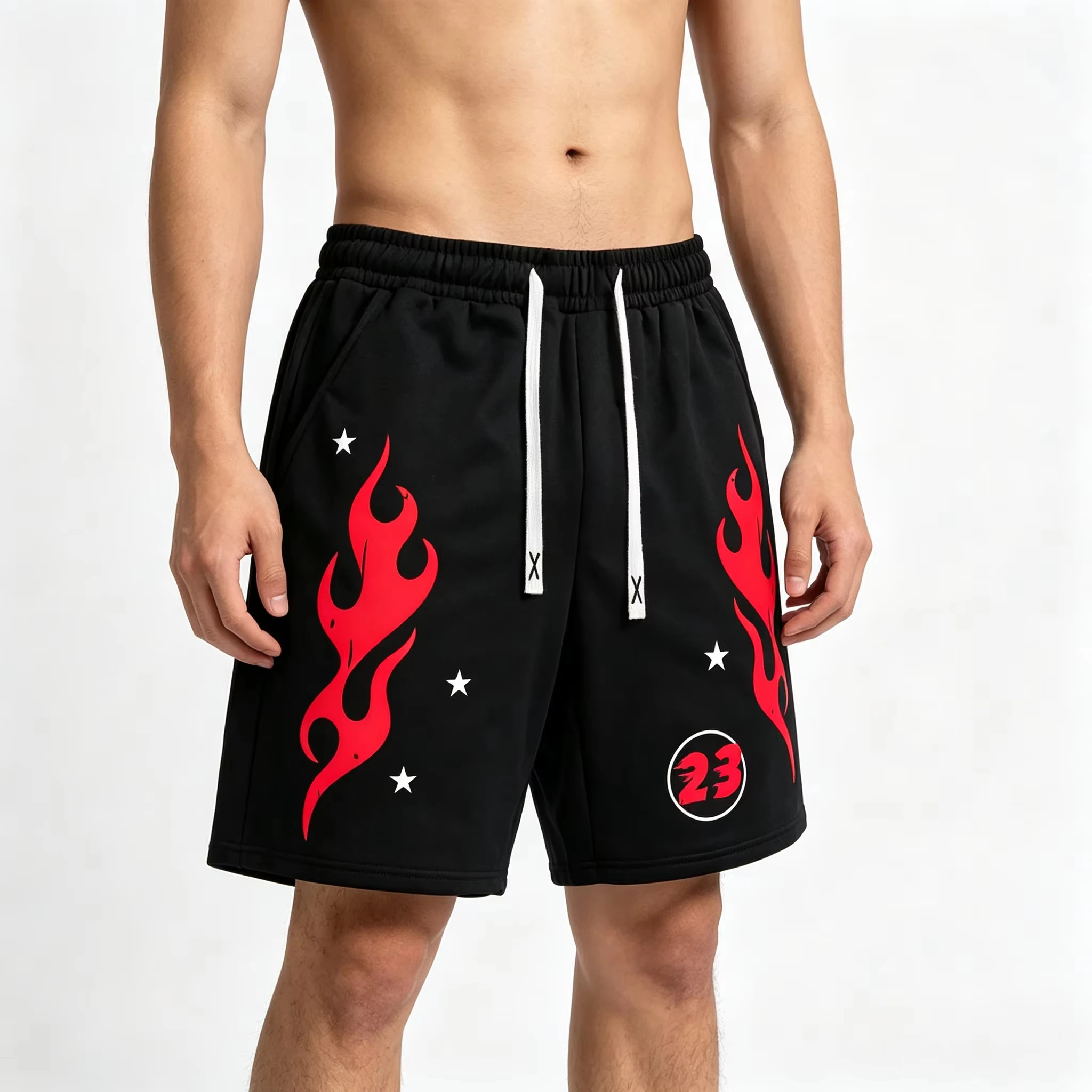 Red Flame Pattern Digital 