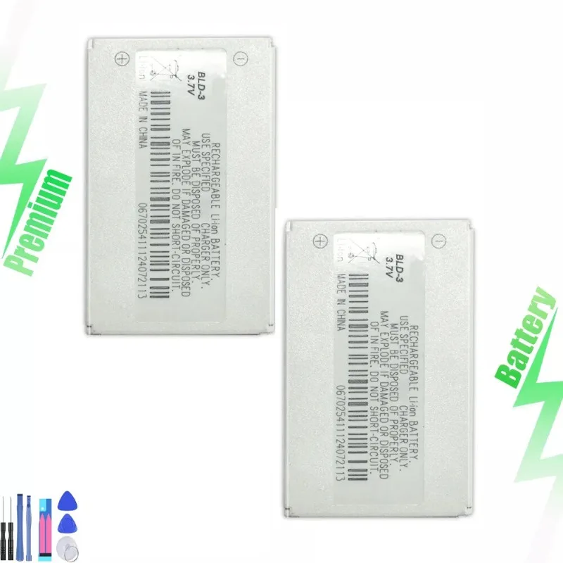

2 Pieces for BLD-3 Replacement Rechargeable Li-Ion Battery 8910 8910i 7250 7210