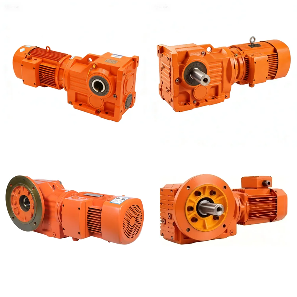 K Series Industrial Helical In-Line Gearbox Reduction Motor 380V 50Hz AC Brake CWCD 0-180rpm OutputTorque Low MOQ Energy Mining