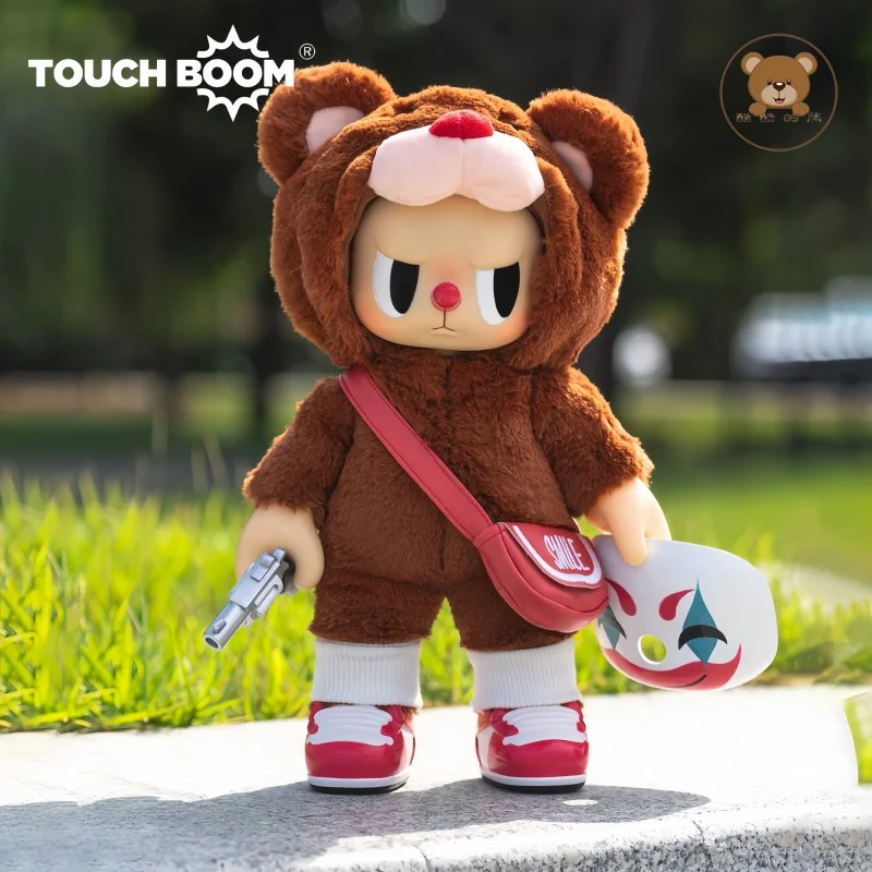 

Hot Spot Yoottoy Rebellious Clown Bear Rebel Beast Rebellious Long Haired Beast Movable Plush Handmade Ornaments Kids Toy Gifts