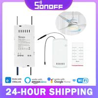 SONOFF IFan04 WiFi Smart Fan Switch 220-240V Adjust Fan Light Controller Support APP Voice 433MHz RF Remote Control Via Alexa