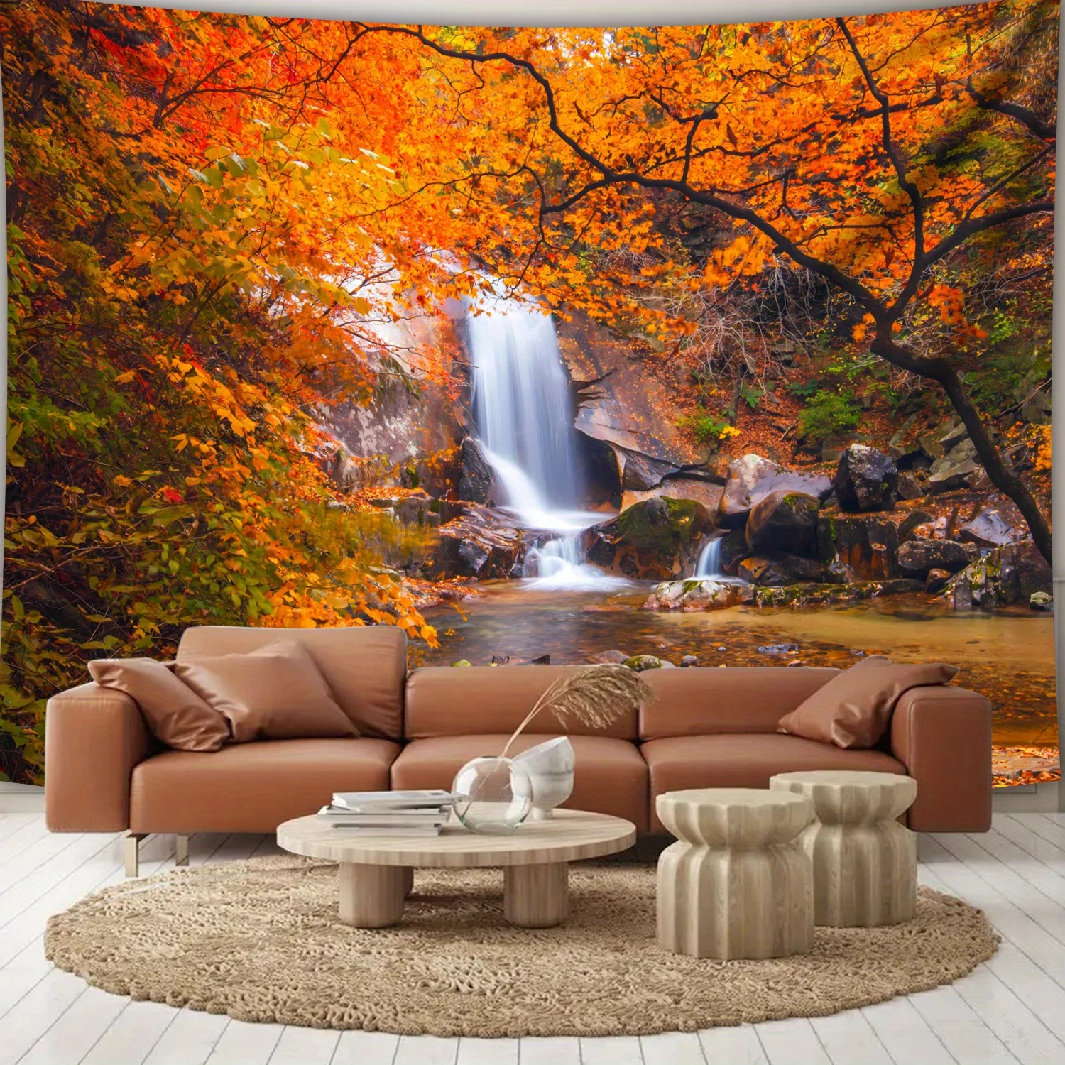 Polyester aesthetic high definition printing hanging cloth, living room bedroom office family room party decoration
