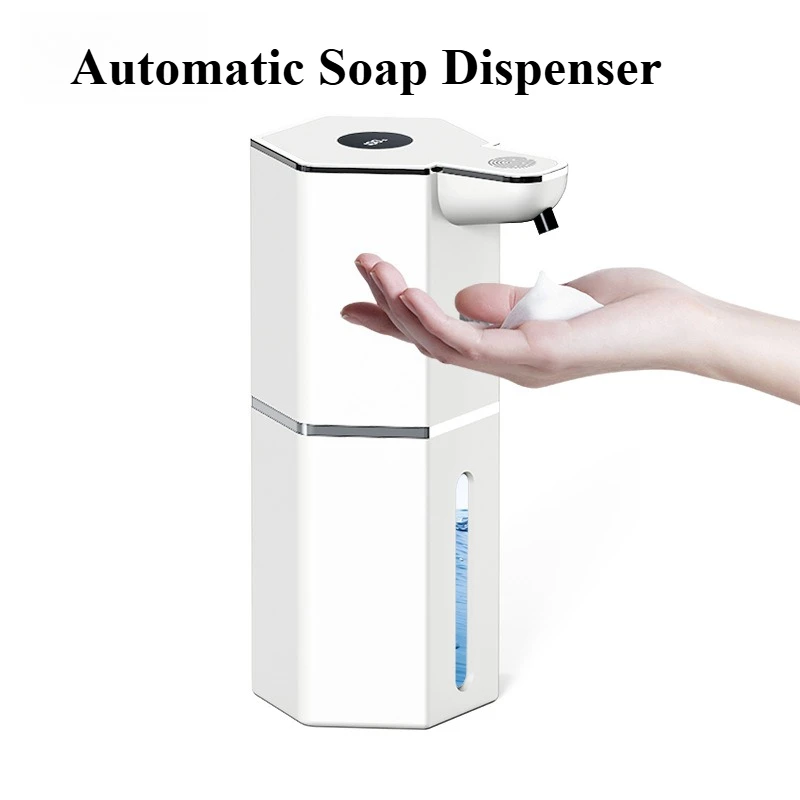 

Induction Soap Dispenser M12 Automatic Screen Display Foam Washing Mobile Phone Hotel Household Washbasin Kitchen Soap Dispenser