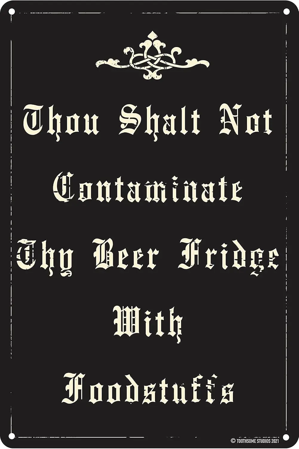 Thou Shalt Not Contaminate Thy Beer Fridge With Foodstuffs 12