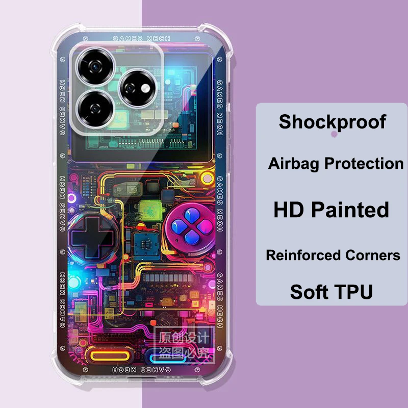 For ZTE Axon 60 5G Air Cushion Shockproof Case For Axon 60 Airbag Silicone Soft TPU Cover For ZTE Axon 40 Pro 30 Ultra Case