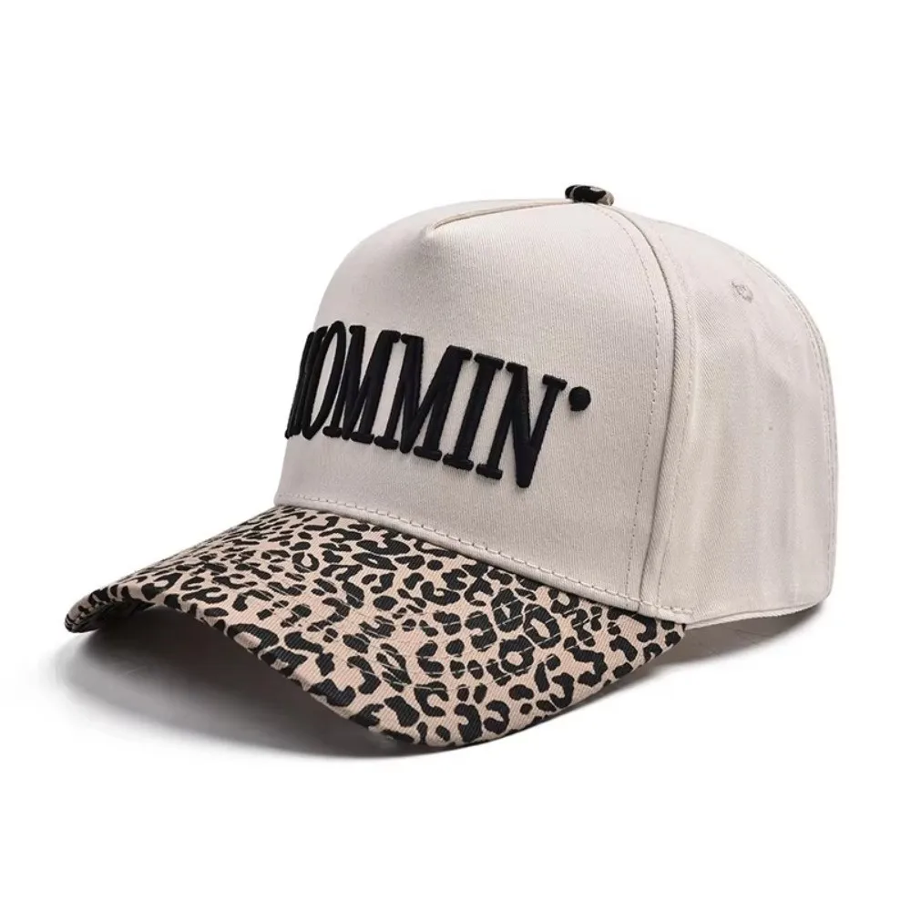 

New Adjustable Baseball Hat Retro Design Embroidered 3D Embroidery Hat Splicing Color Trucker Cap Outdoor Wear