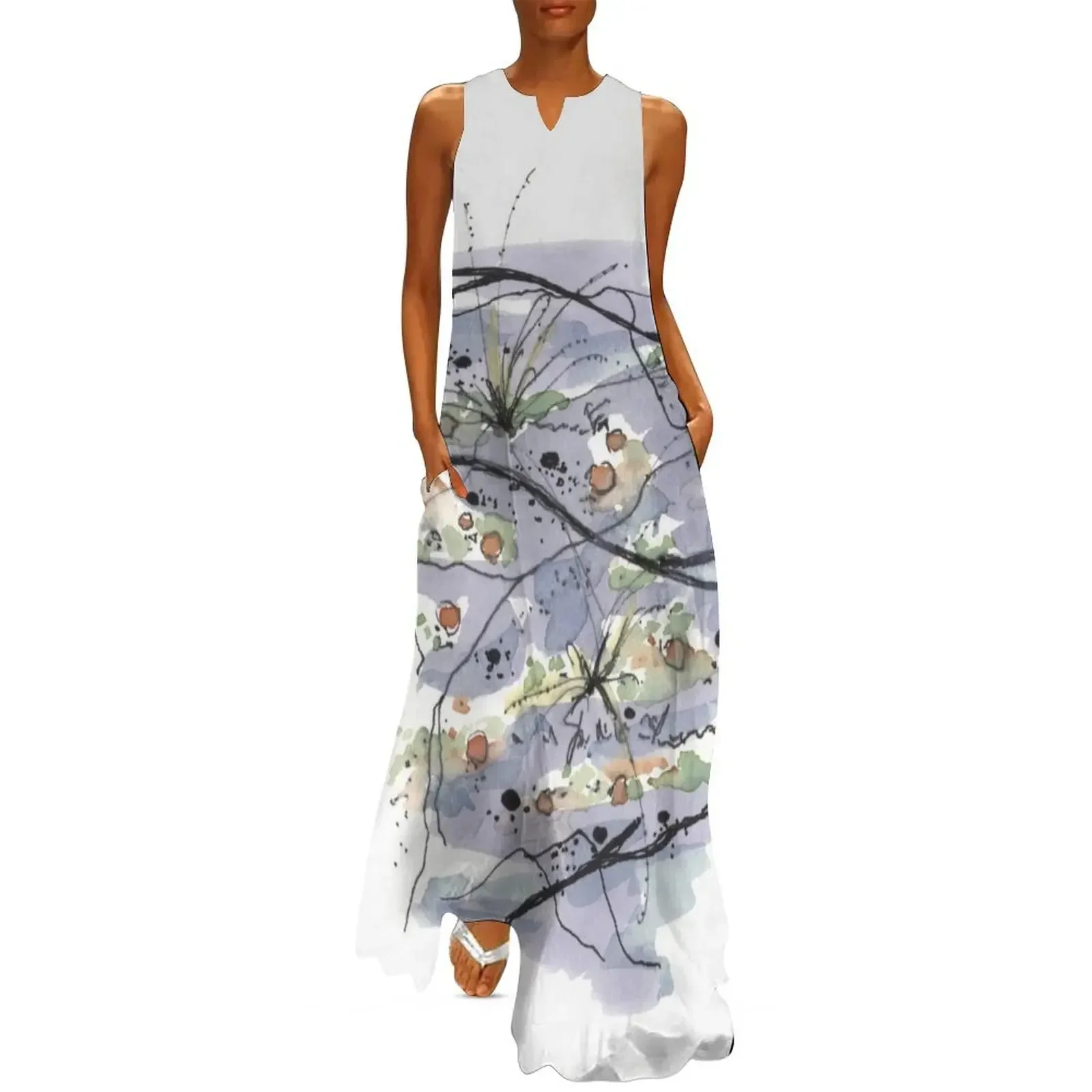 

River Bed Long Dress luxury dress Women's summer dresses women's dresses luxury women's luxury party dress