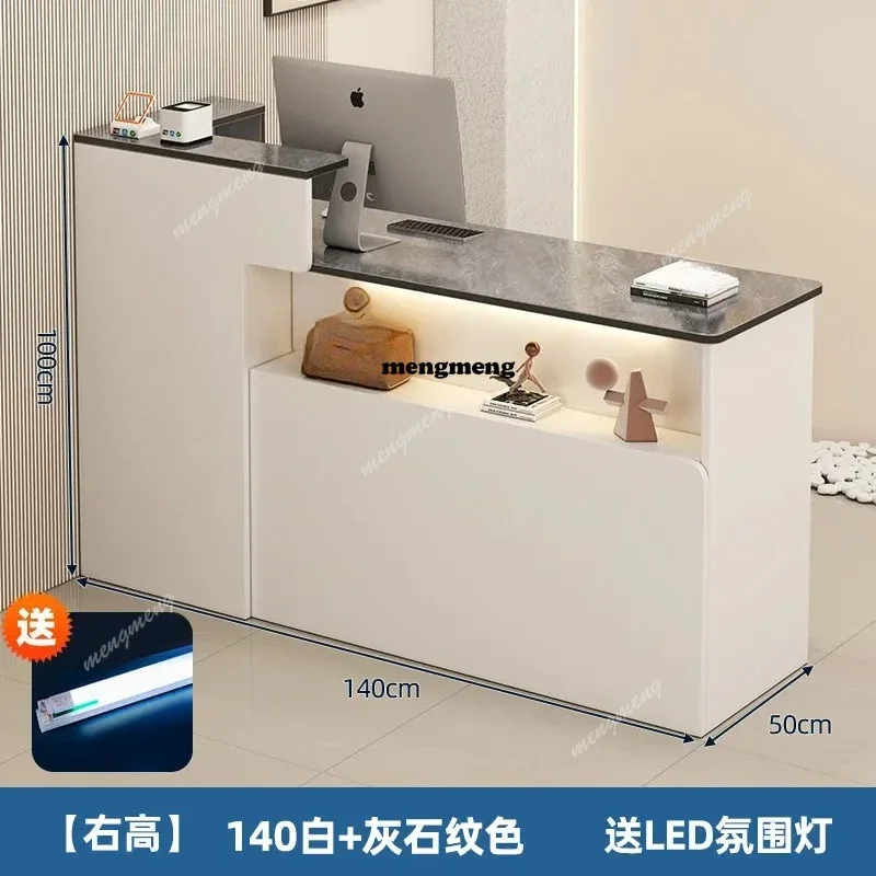 Business Modern Reception Desk Beauty Salon Pharmacy Reception Desk Clothing Store Decor Coffee Mesa De Centro Beauty Furniture