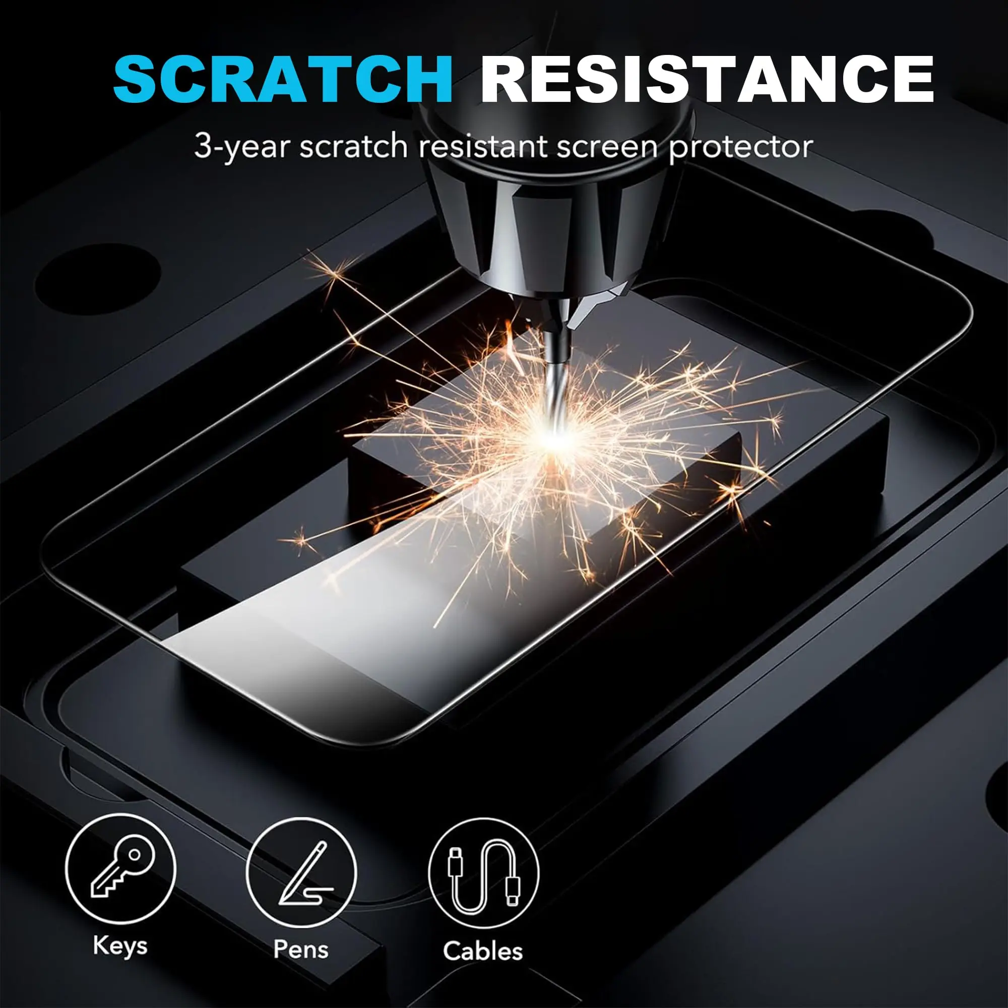 For 2025 Released Lenovo Legion Go S, 8.0 Inch Tempered Glass 9H Hardness HD Anti-fingerprint Screen Protector Protective Film