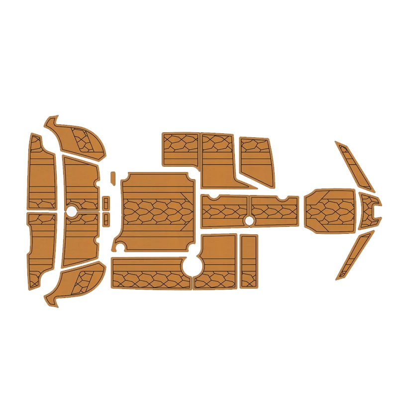 

Самоклеящаяся накладка из пены EVA для палубы и кокпита Yamaha AR190 AR195 (2019-2024), имитирующая тик, для лодок