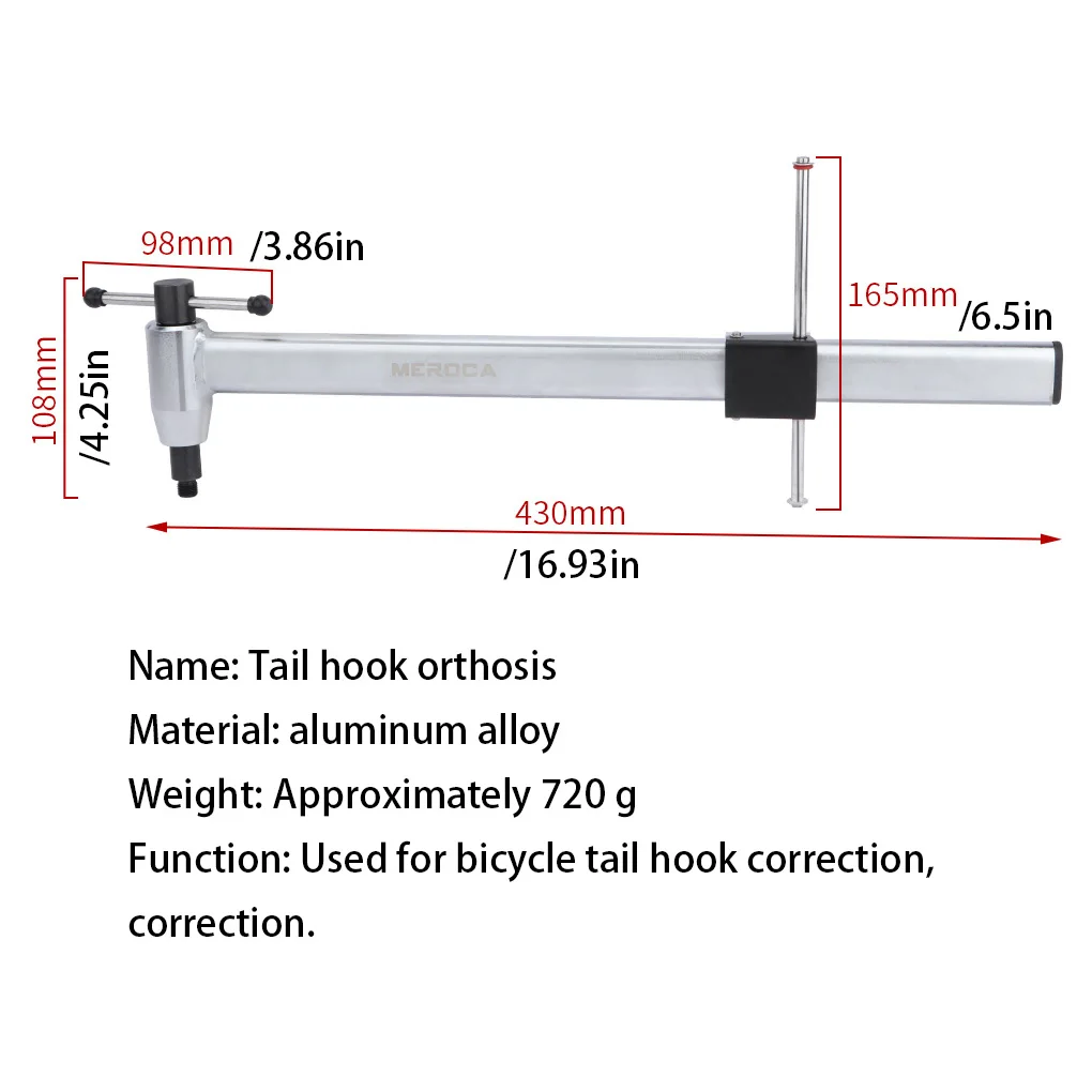 السنانير أليجنر سبائك الألومنيوم جهاز قياس Derailleur شماعات معلقة الدراجات الملحقات عملية بسيطة محاذاة مقياس