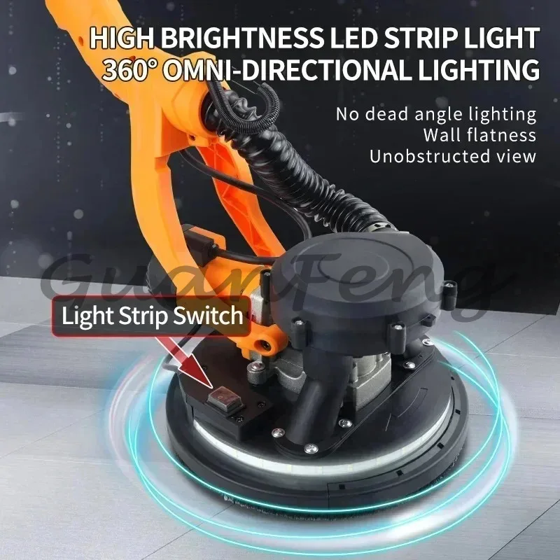 220V 210mm wall sander foldable large handle
