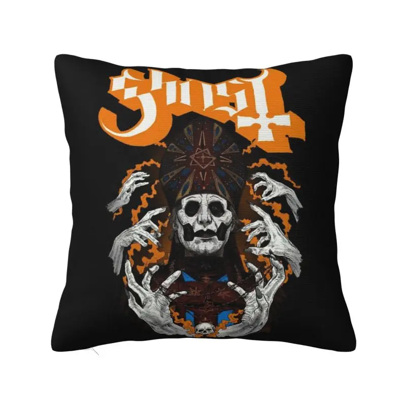 

Custom G-Ghostes Rock Band Poster Cushion Cover Home Decor Printing Throw Pillow Case for Living Room Two Side
