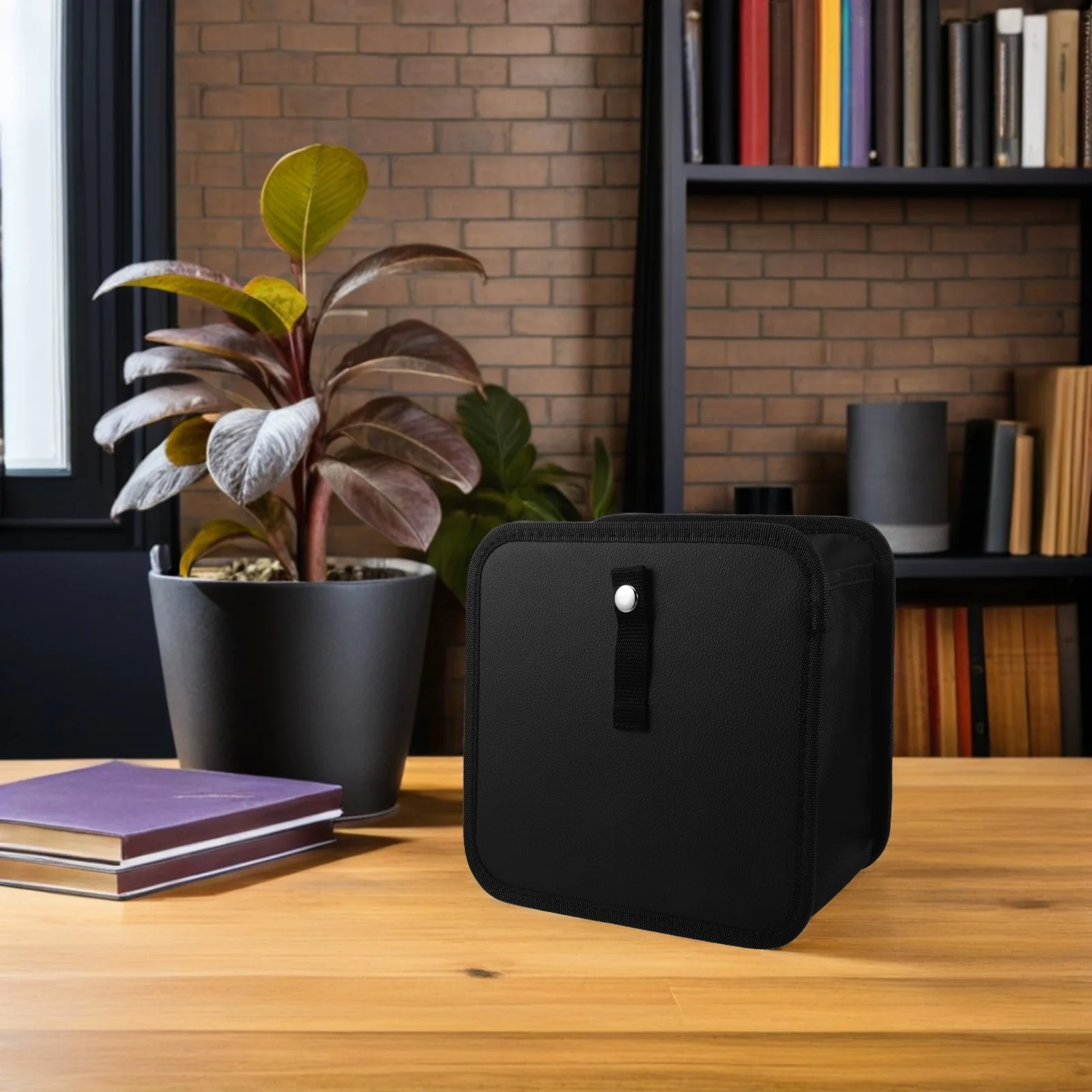 

Hanging Car Trash Bag 7L Large Capacity Automotive Garbage Organizer For Suv Truck Rv Foldable Design Office Waste Storage Box