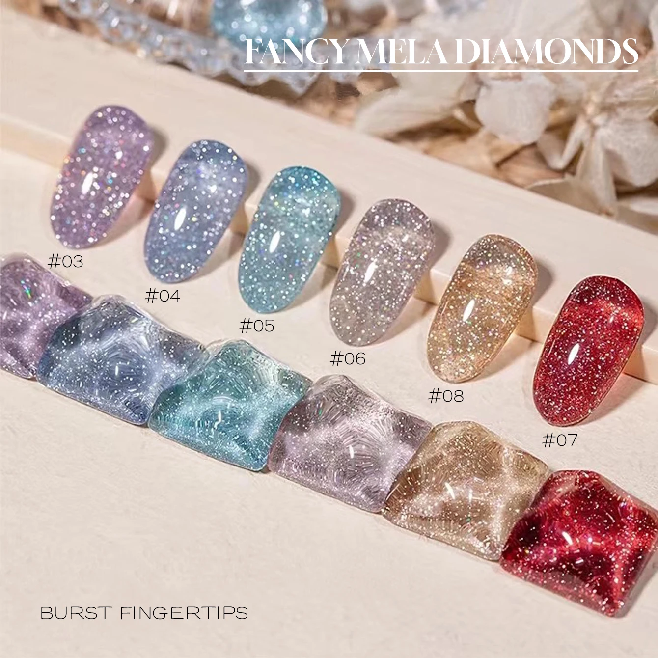 MIANEL 12ML 1PCS 2025 Summer Water Gloss Diamond Gel Nail Polish Top Selling White Nail Polish Red Nails Nail Supplies